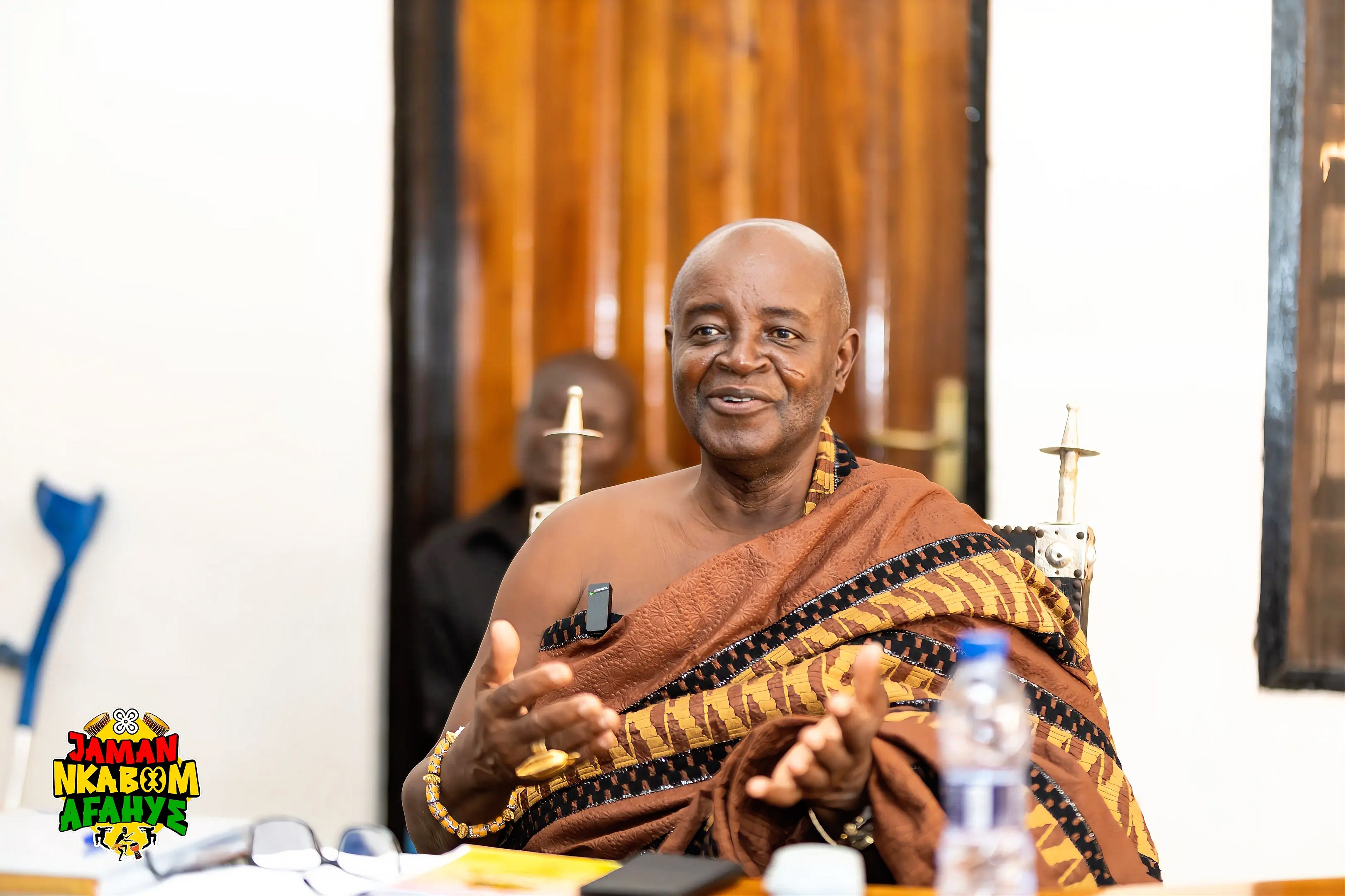 OKATAKYIE AMOAH ATURU NKONKONKYIA II ENDORSES JAMAN NKABOM AFAHYE AND CALLS FOR UNITY AMONG JAMAN INDIGENES